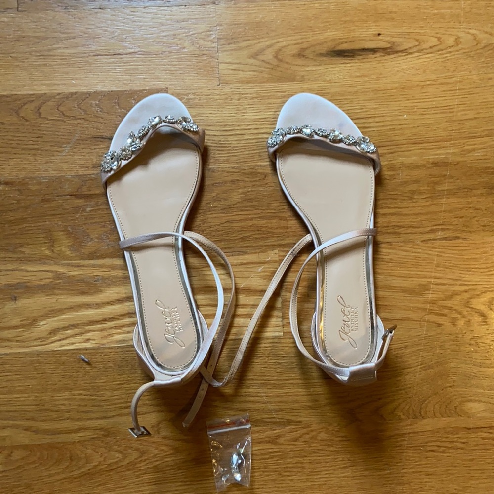 Badgley Mischka Jewel sandals - worn once!